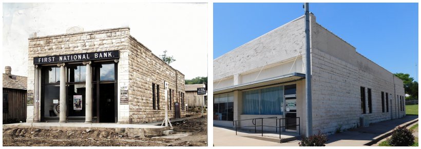 First National Bank of Wilburton then and now